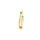 Schlanke Anstecknadel mit Diamant und Perlen echt Gold 585 Glanz 60x6mm
