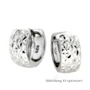 Creolen echt Silber 925 Glanz Brillantschliff 7x14mm