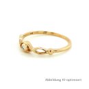 Damenring Verlobungsring filigran mit Diamant echt Gold...