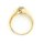 Damenring mit Granat echt Gold 585 Glanz Ringweite 60