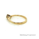 Verlobungsring Damenring echt Gold 333 mit Zirkonia Ringweite 53