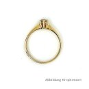 Verlobungsring Damenring echt Gold 333 mit Zirkonia Ringweite 53