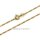 Figarokette echt Gold 333 Glanz 1mm 42cm
