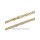 Stegpanzerkette bicolor 4mm echt Gold 585 Länge 70cm