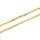 Collier Fantasie Halskette echt Gold 585 Glanz 50cm