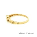 Damenring filigran echt Gold 333 mit Zirkonia Ringweite 54