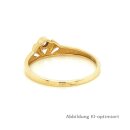 Damenring filigran echt Gold 333 mit Zirkonia Ringweite 54