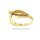 Damenring gekreuzt mit Zirkonia und Chromdiopsid echt Gold 333 Ringweite 55
