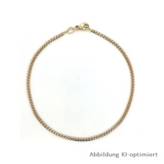 Armband Panzerkette 2mm echt Gold 333 Länge 21cm