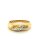 Damenring Schmuckring mit 3 Diamanten echt 14kt Gold 585 Ringweite 55