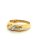 Damenring Schmuckring mit 3 Diamanten echt 14kt Gold 585 Ringweite 55