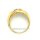 Damenring Schmuckring mit 3 Diamanten echt 14kt Gold 585 Ringweite 55