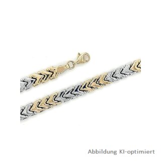 Armband bicolor echt Gold 333 Breite 5,5mm Länge 19cm