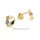 Ohrstecker mit Zirkonia echt Gold 333 matt/Glanz 7x7mm