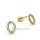 Ohrstecker Oval Zirkonia echt Gold 333 Glanz 6x8mm