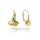 Ohrschmuck Ginkgo echt Gold 333 Glanz 17x12mm
