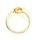 Damenring Oval mit Zirkonia echt Gold 333 Glanz 12x8mm