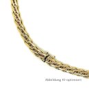 Armband Fantasie 7mm echt Gold 333 Glanz 19,5cm