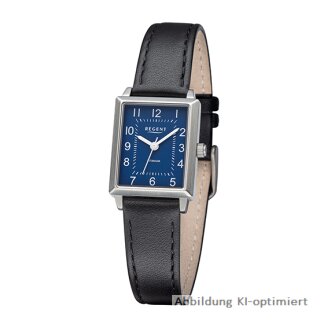 Regent Damenund Lederband blaues ZB 3 Bar F-1317