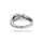 Silberring filigran verschlungen mit  Zirkonia echt Silber 925 Glanz