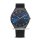 Bering Herrenuhr Edelstahl schwarz Datum Saphirglas 3 ATM 18740-227