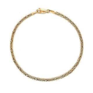 Armband Königskette 2mm echt Gold 333 Glanz Länge 19,5cm