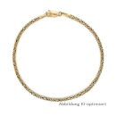Armband Königskette 2mm echt Gold 333 Glanz...