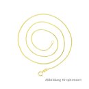 Schlangenkette 0,8mm Gold 333 Länge 45cm
