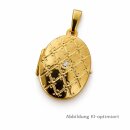 Medaillon Anhänger Gold 375 – poliert &...