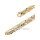 Armband Doppelsteg Panzerarmband 9mm echt Gold 585 Glanz Länge 23,5cm