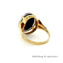 Damenring mit Opal Triplette und Zirkonia echt Gold 333 Glanz Ringweite 60