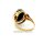 Damenring mit Opal Triplette und Zirkonia echt Gold 333 Glanz Ringweite 60