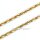 Schmuck Panzerkette gefüllte Glieder echt Gold 333 Glanz 45cm