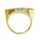 Design Damenring filigran mit Zirkonia echt Gold 333 matt/Glanz