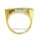 Design Damenring filigran mit Zirkonia echt Gold 333 matt/Glanz