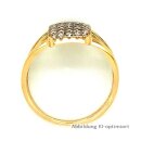 Damenring mit 30 Zirkonia echt Gold 333 Glanz