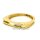 Schmaler Damenring mit Zirkonia echt Gold 333 Glanz