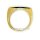 Schmaler Damenring mit Zirkonia echt Gold 333 Glanz