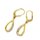 Ohrhänger Ohrgehänge mit Zirkonia echt Gold 585 Glanz 33x8mm