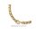 Halskette Fantasie 10mm echt Gold 375 Glanz 46cm