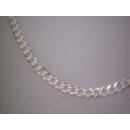 Flachpanzerkette, 925 Sterling-Silber,  Länge 55cm