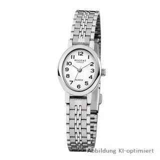 Regent Damenuhr Metallband Edelstahl 3 Bar F-1169