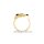 Damenring mit Diamant und 2 Safiren echt Gold 750 Glanz Ringweite 55
