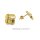 Ohrstecker Blüte mit Zirkonia echt Gold 333 Glanz 9mm