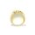 Breiter Damenring mit Zirkonia echt Gold 333 Glanz Ringweite 54