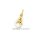 Anhänger mit Akoya Perle echt Gold 585 Glanz 26x8mm