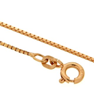 Venezianerkette 0,5mm Halskette echt Gold 750 Glanz Länge ca. 40cm