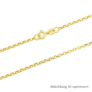 Rundankerkette echt Gold 333 Glanz 1,2mm Länge 42cm
