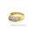 Damenring mit 15 Zirkonia echt Gold 585 Glanz Ringweite 56