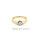 Damenring Verlobungsring bicolor mit Diamant echt Gold 585 Glanz Ringweite 51